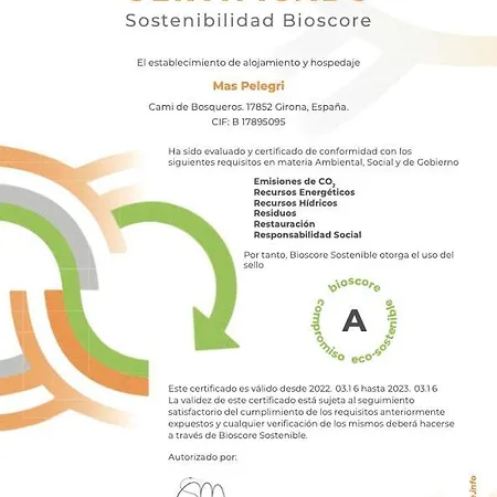 Mas Pelegri Hotell Seriñá